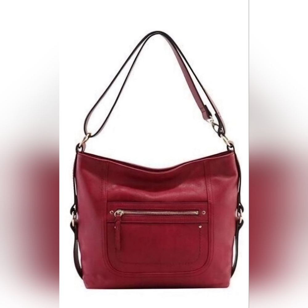 I N C International Concepts Red Hobo Bag